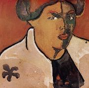 Kasimir Malevich The Portrait of Character oil on canvas